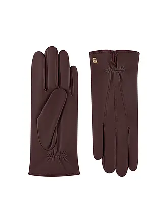 ROECKL | Gants en cuir | dunkelrot